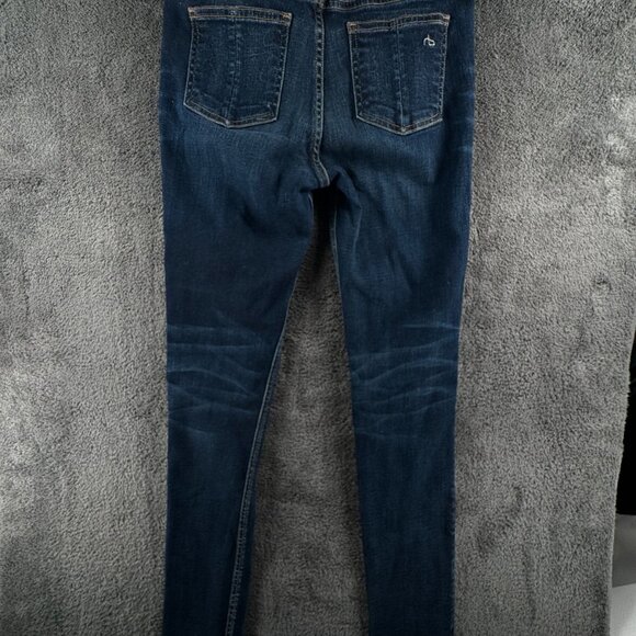 Rag & Bone Size 27x31 Women Blue Denim Dark Wash Jeans Cotton Blend W1502K520 - Picture 13 of 14